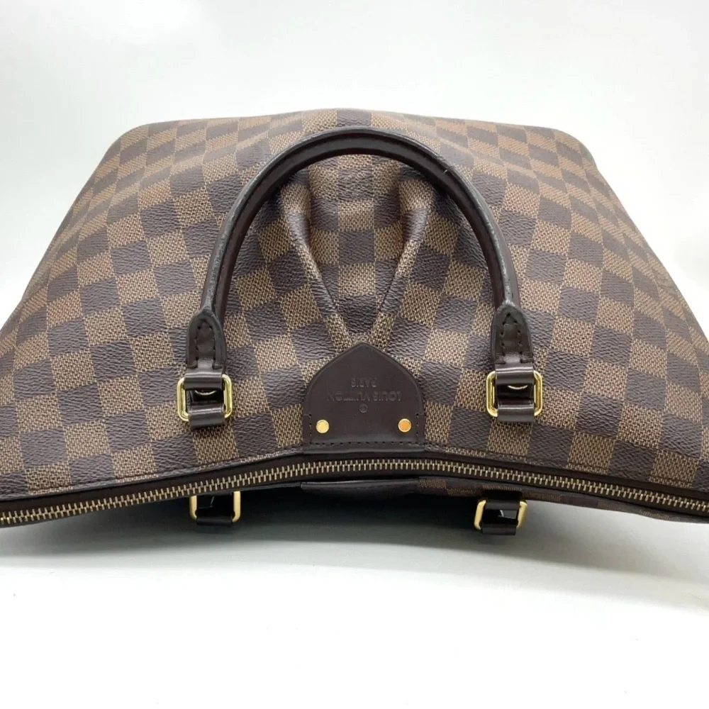 Auth Louis Vuitton Damier Ebene Siena PM 2Way Bag W/Box/Dust Bag